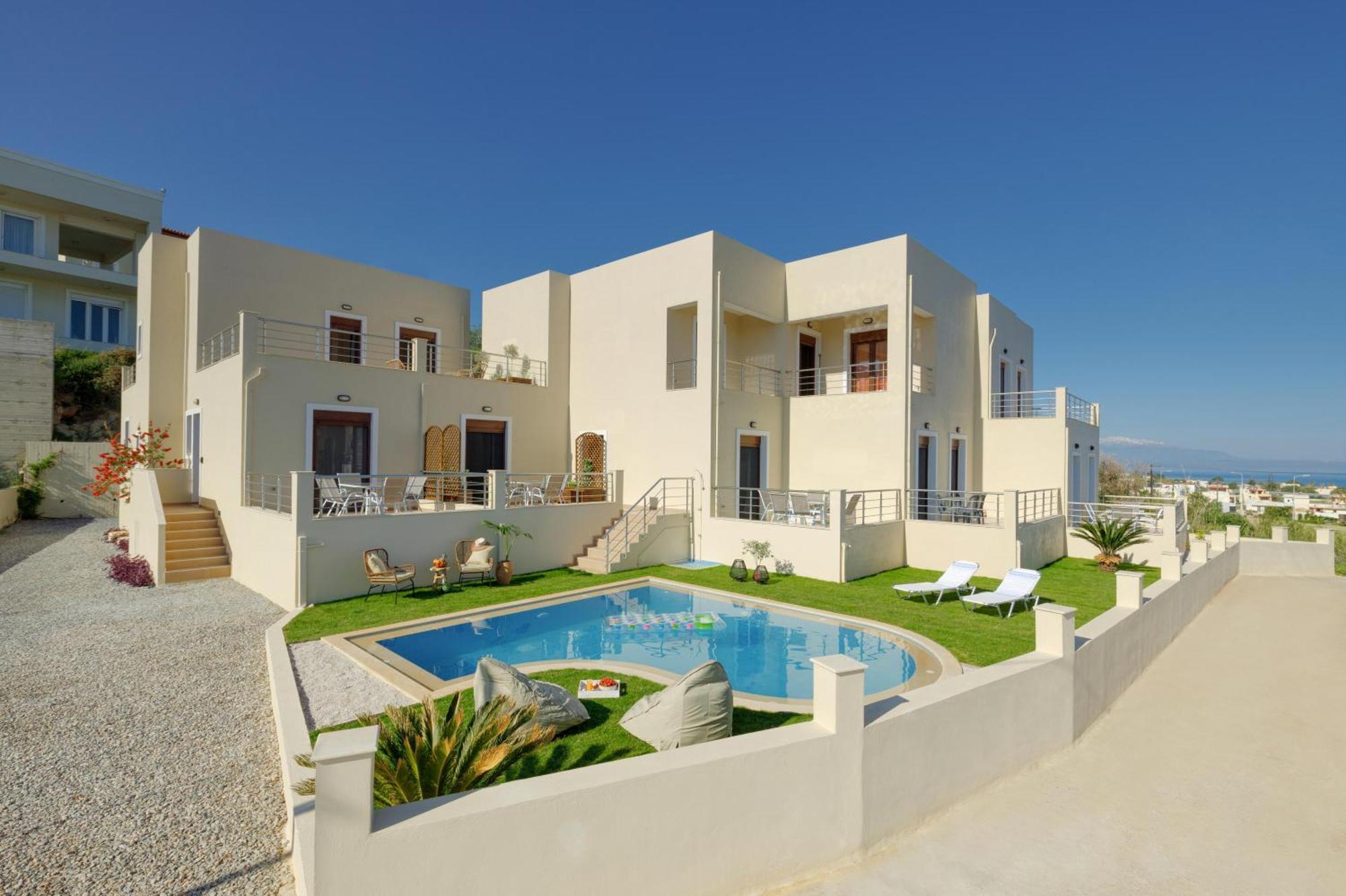 "Peach" - Sea View Maisonette By Sky Hill Resorts Pangalochori Exterior foto