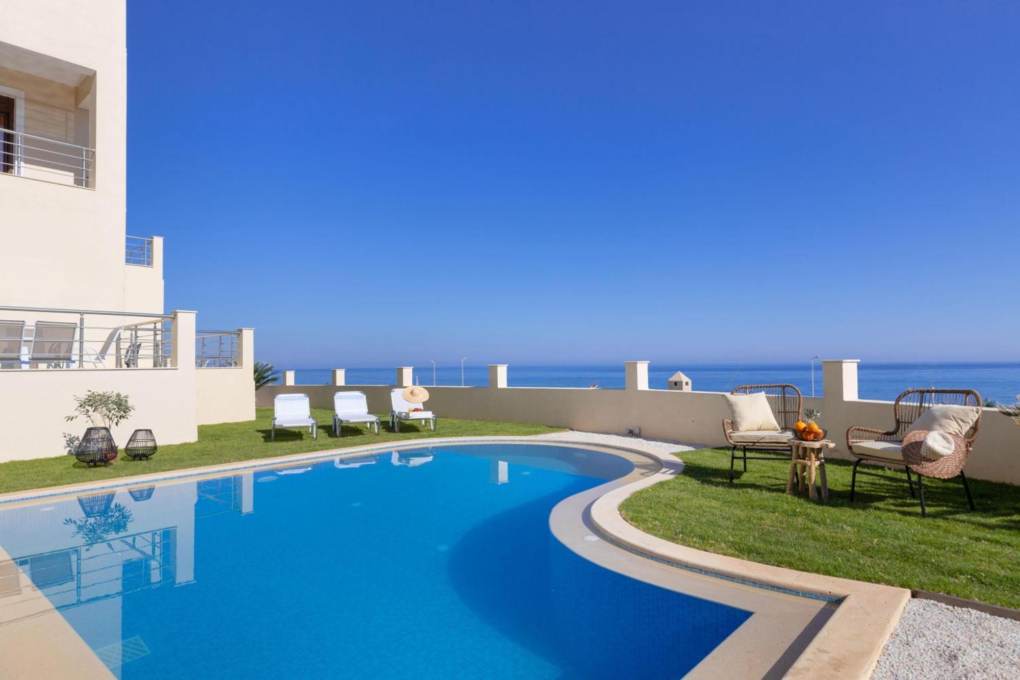 "Peach" - Sea View Maisonette By Sky Hill Resorts Pangalochori Exterior foto